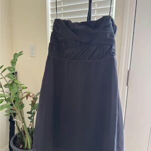 Express Black Strapless Dress